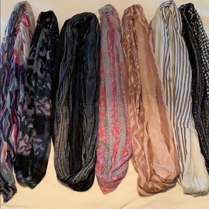 7 scarves